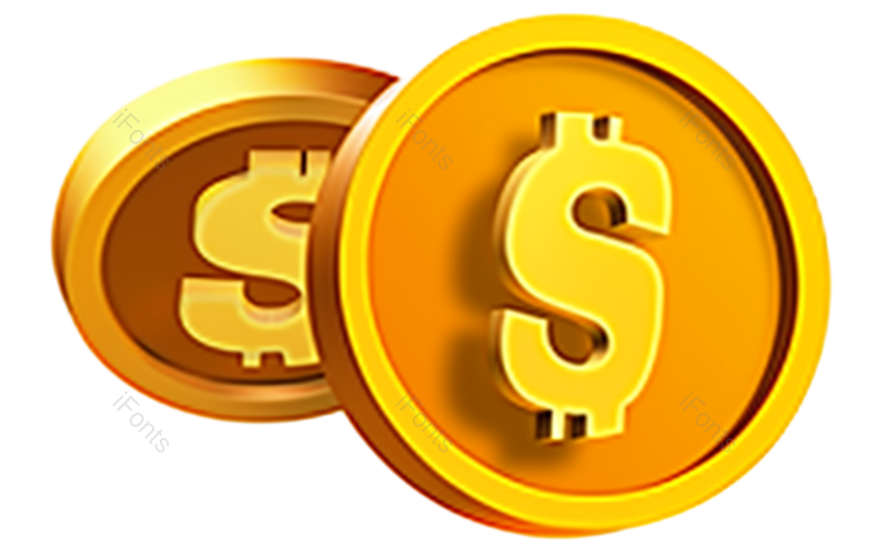 装饰图片,金币元素,PNG,免抠素材